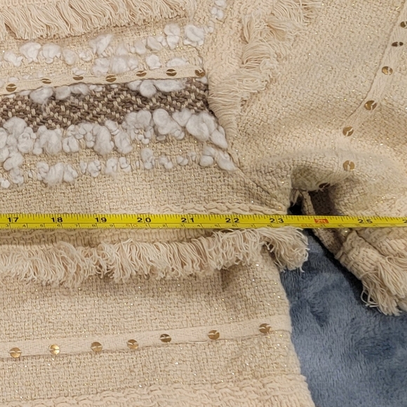 Anthropology Anthropologie Dolan Fringe Bobo Jacket Large - Picture 6 of 11